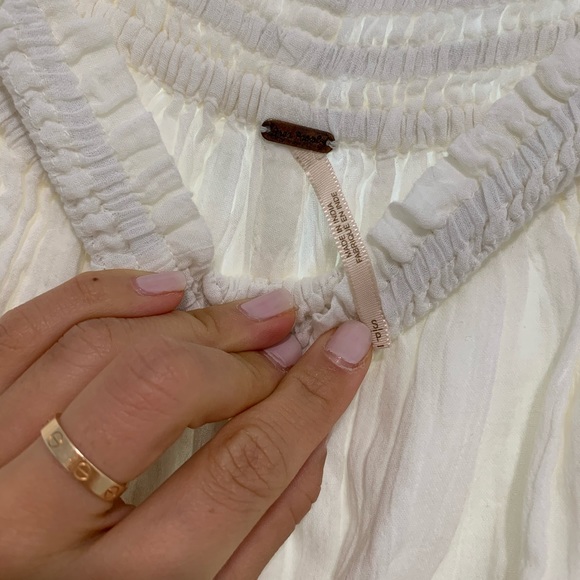 Free people cotton-gauze high rise culottes pants Capri - S - Picture 2 of 3